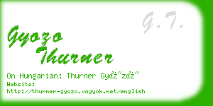 gyozo thurner business card